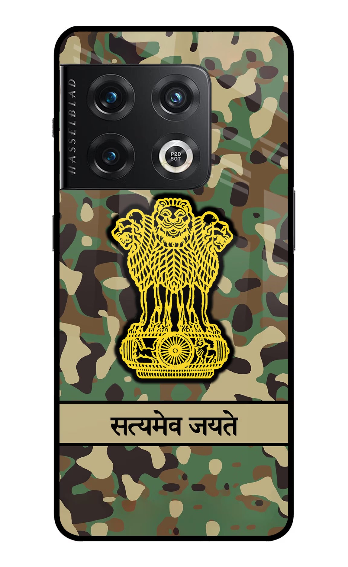 Satyamev Jayate Army OnePlus 10 Pro 5G Glass Case