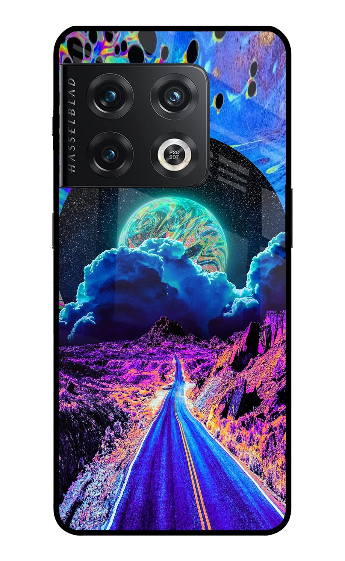 Psychedelic Painting OnePlus 10 Pro 5G Glass Case