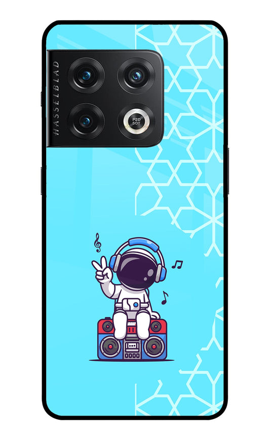 Cute Astronaut Chilling OnePlus 10 Pro 5G Glass Case