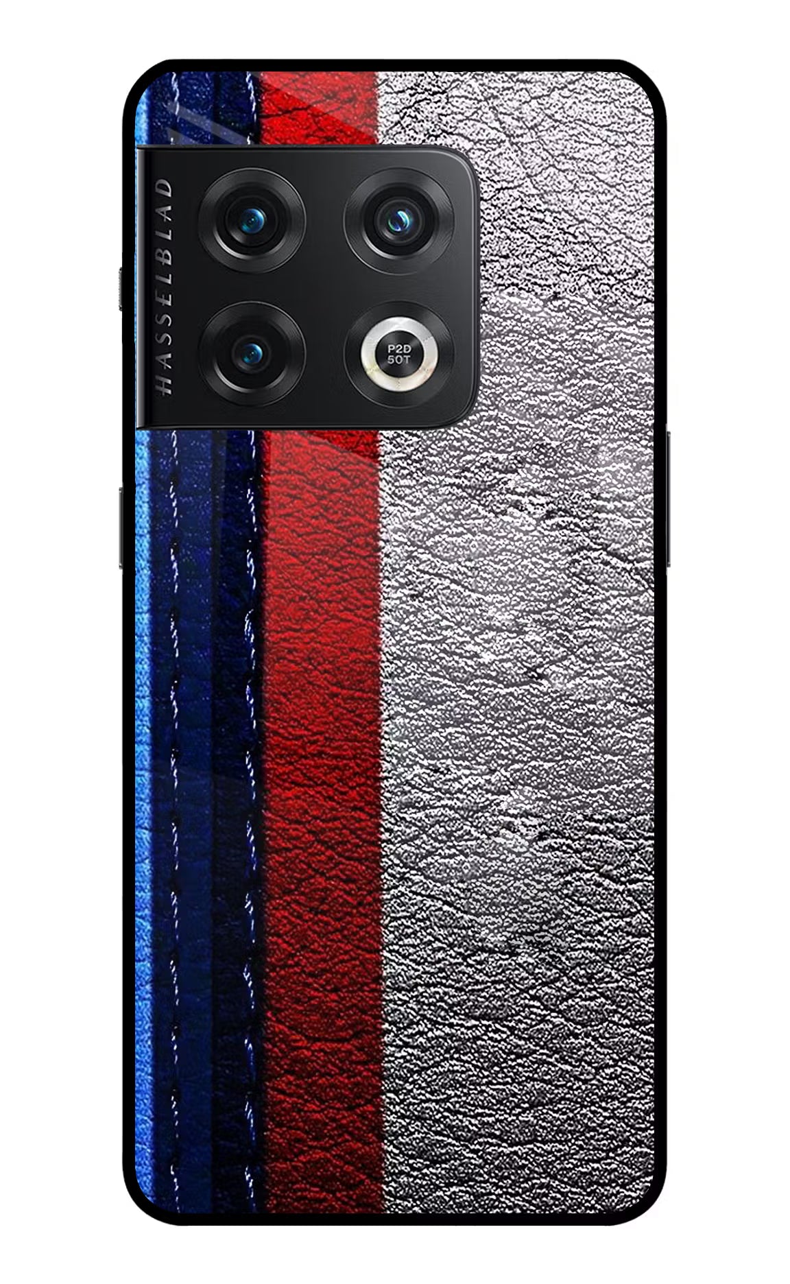 BMW Stripes OnePlus 10 Pro 5G Glass Case Back Cover by Casekaro