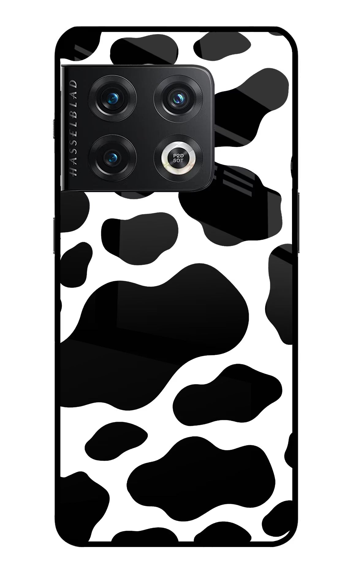 Cow Spots OnePlus 10 Pro 5G Glass Case Back Cover by Casekaro