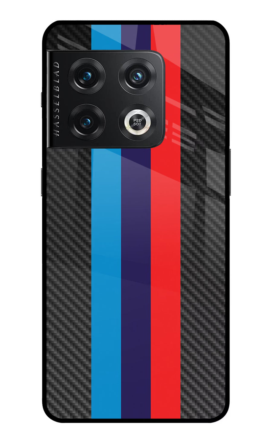 BMW Stripes Pattern OnePlus 10 Pro 5G Back Cover, Glass case