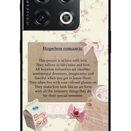 Hopeless Romantic OnePlus 10 Pro 5G Glass Case