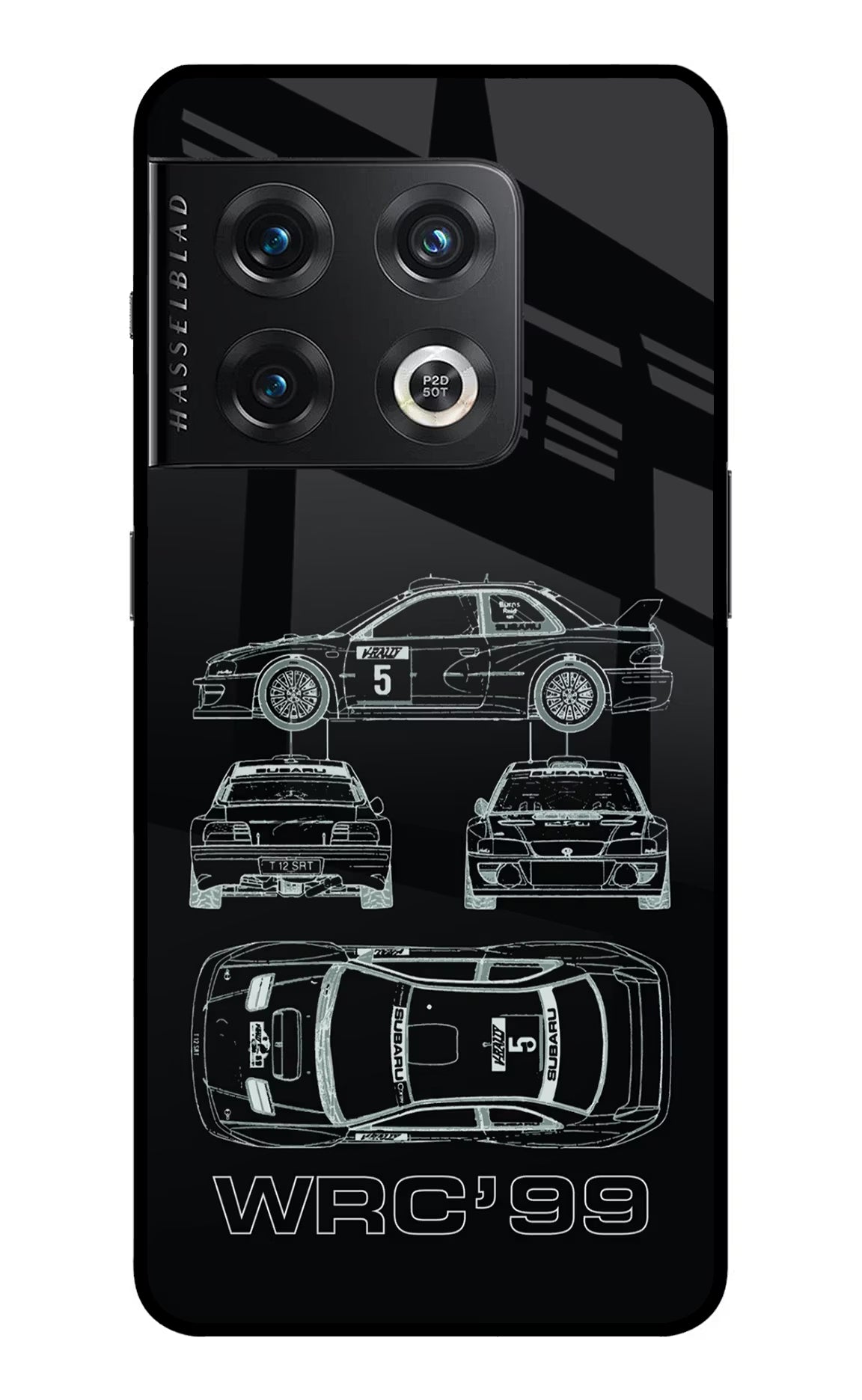 WRC'99 OnePlus 10 Pro 5G Glass Case Back Cover by Casekaro