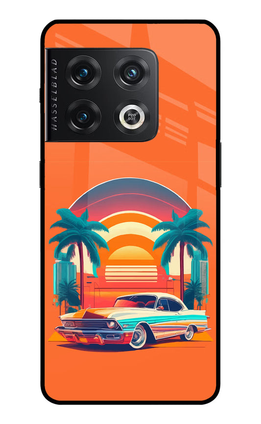 Palm Drive 80s OnePlus 10 Pro 5G Glass Case