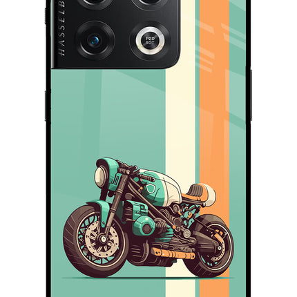 Striped Moto Drift OnePlus 10 Pro 5G Glass Case