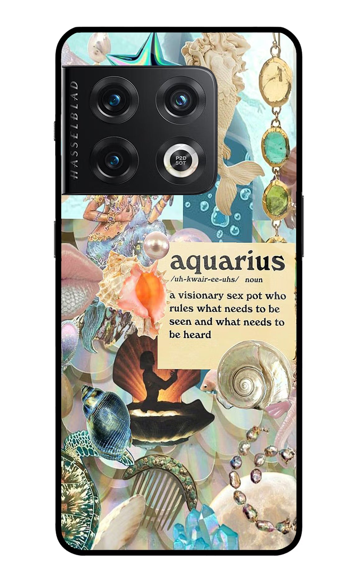 Aquarius Zodiac OnePlus 10 Pro 5G Glass Case