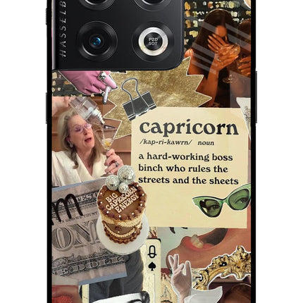 Capricorn Zodiac OnePlus 10 Pro 5G Glass Case