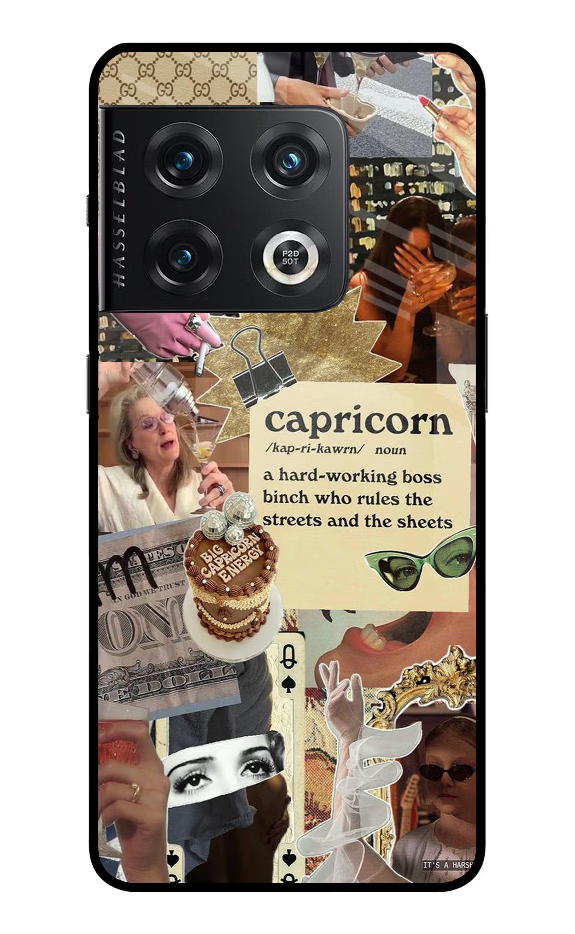 Capricorn Zodiac OnePlus 10 Pro 5G Glass Case