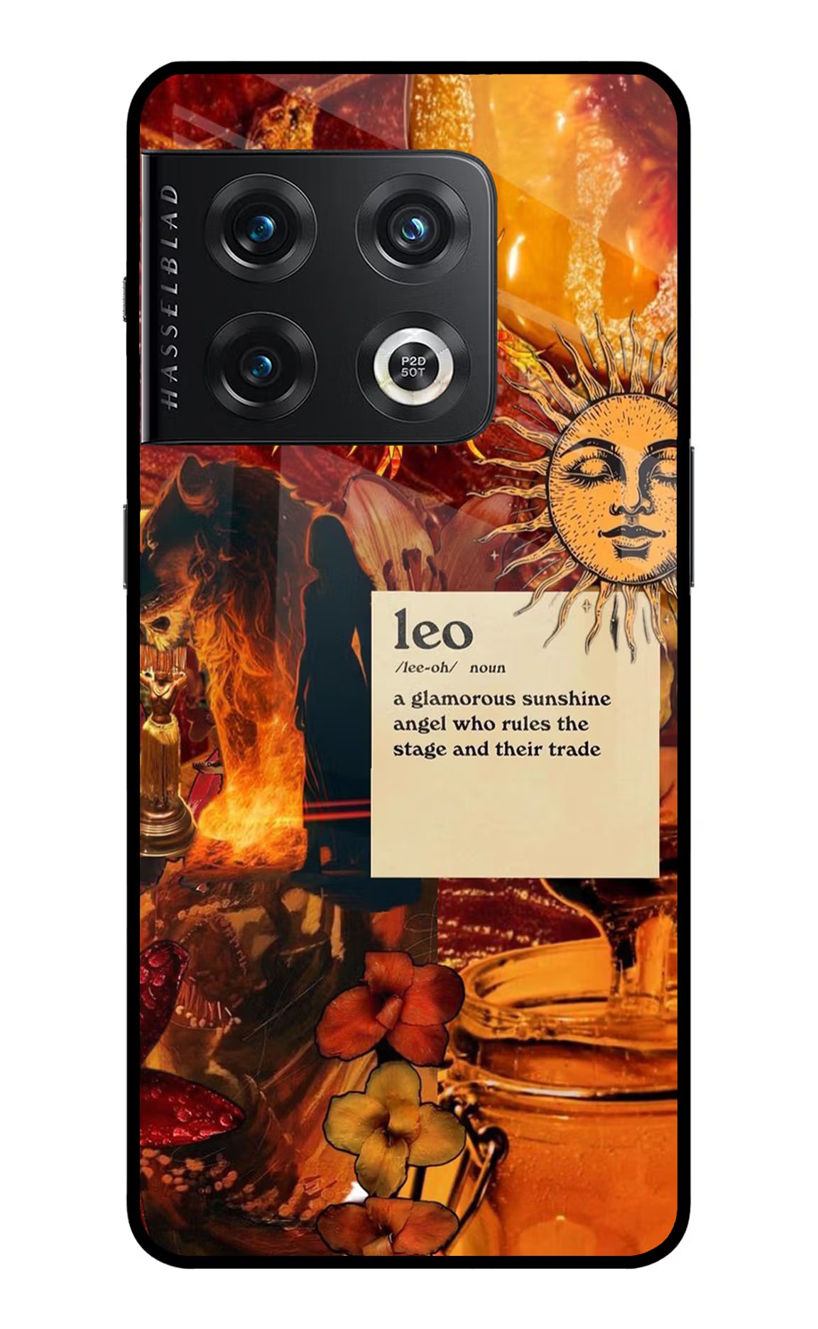 Leo Zodiac OnePlus 10 Pro 5G Glass Case