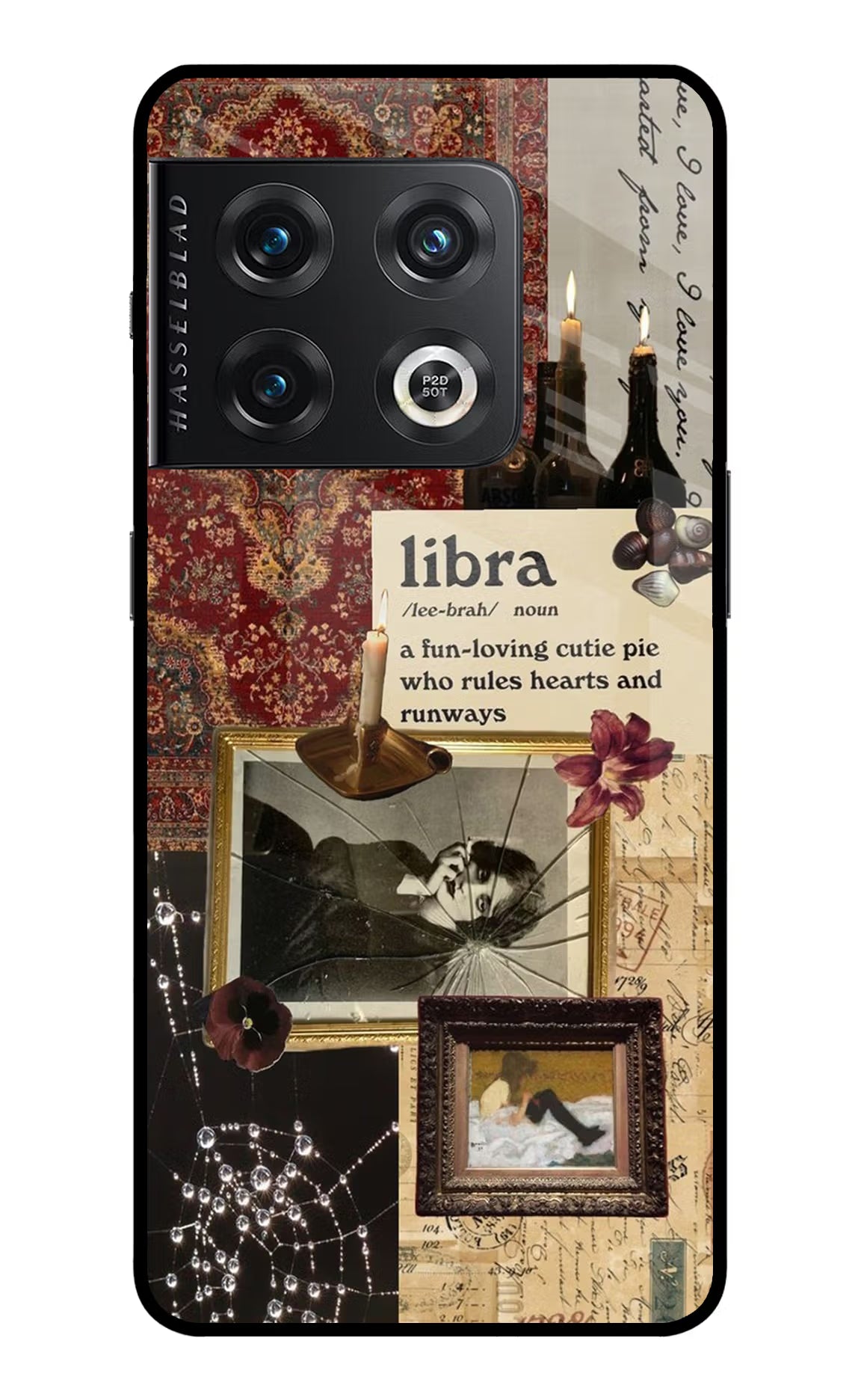 Libra Zodiac OnePlus 10 Pro 5G Glass Case Back Cover by Casekaro