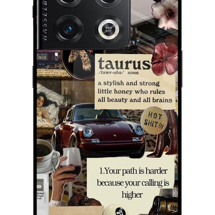 Taurus Zodiac OnePlus 10 Pro 5G Glass Case
