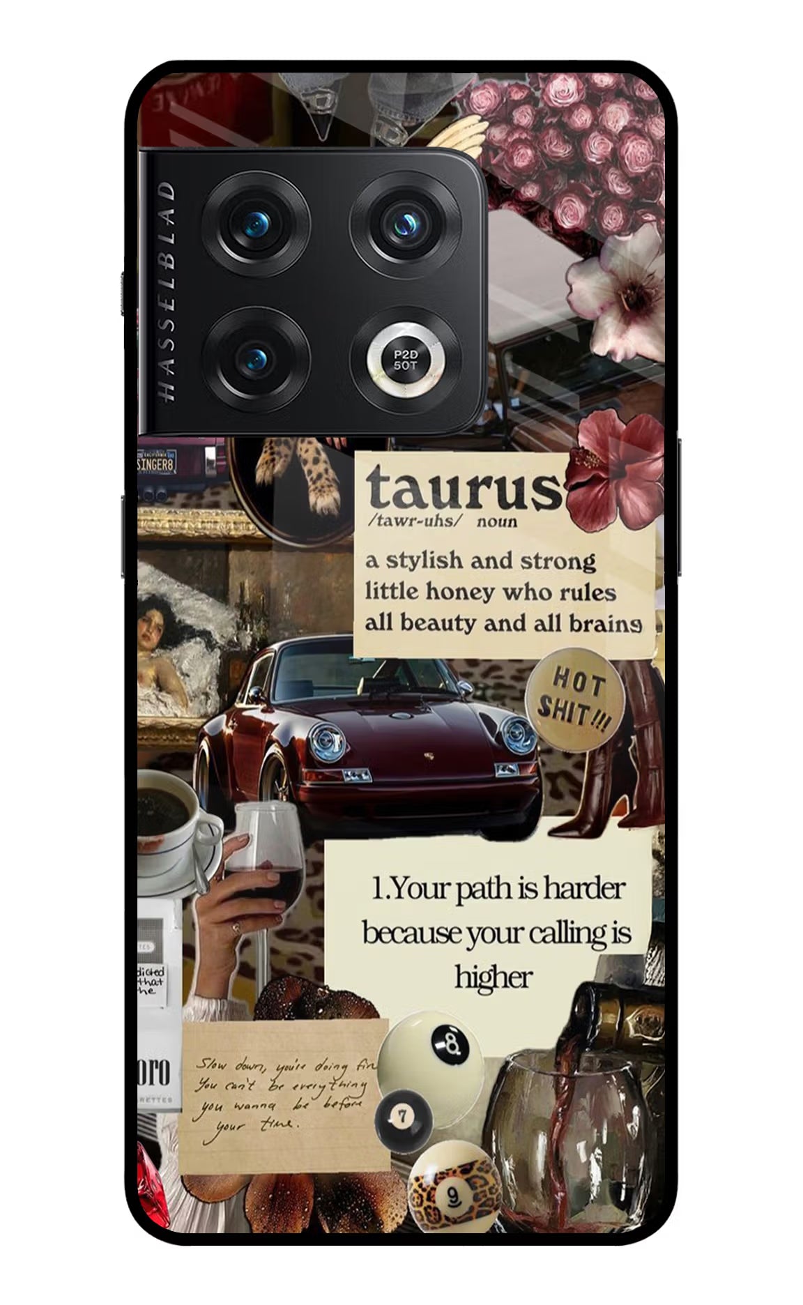 Taurus Zodiac OnePlus 10 Pro 5G Glass Case Back Cover by Casekaro