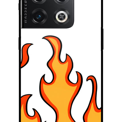 Fired Up – White OnePlus 10 Pro 5G Glass Case