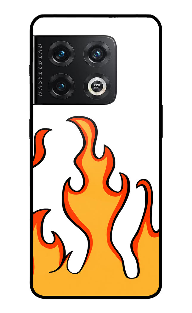 Fired Up – White OnePlus 10 Pro 5G Glass Case
