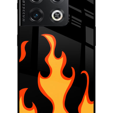 Fired Up – Black OnePlus 10 Pro 5G Glass Case