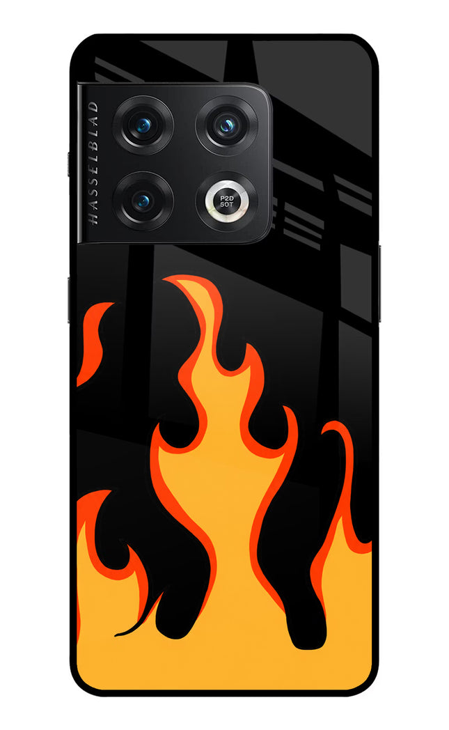 Fired Up – Black OnePlus 10 Pro 5G Glass Case