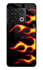 Side Sweep Flames OnePlus 10 Pro 5G Glass Case