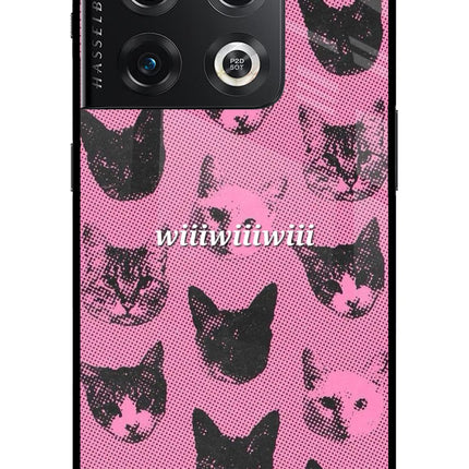 Pink Cats OnePlus 10 Pro 5G Glass Case