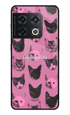 Pink Cats OnePlus 10 Pro 5G Glass Case