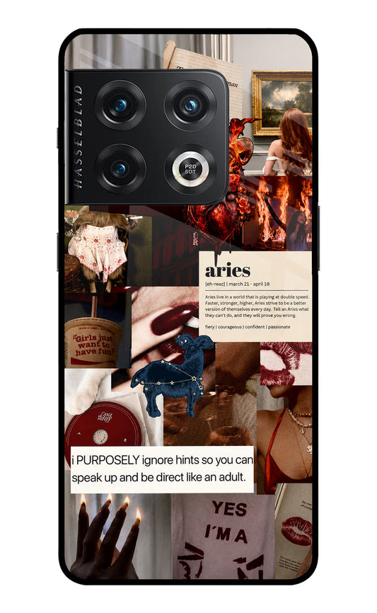 Zodiac Aries OnePlus 10 Pro 5G Glass Case