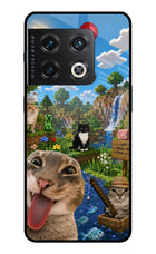 Minecraft Cat Chaos OnePlus 10 Pro 5G Glass Case