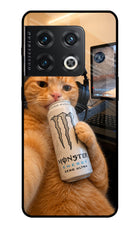 Gamer Cat Energy OnePlus 10 Pro 5G Glass Case