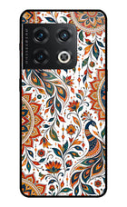 White Mayura OnePlus 10 Pro 5G Glass Case