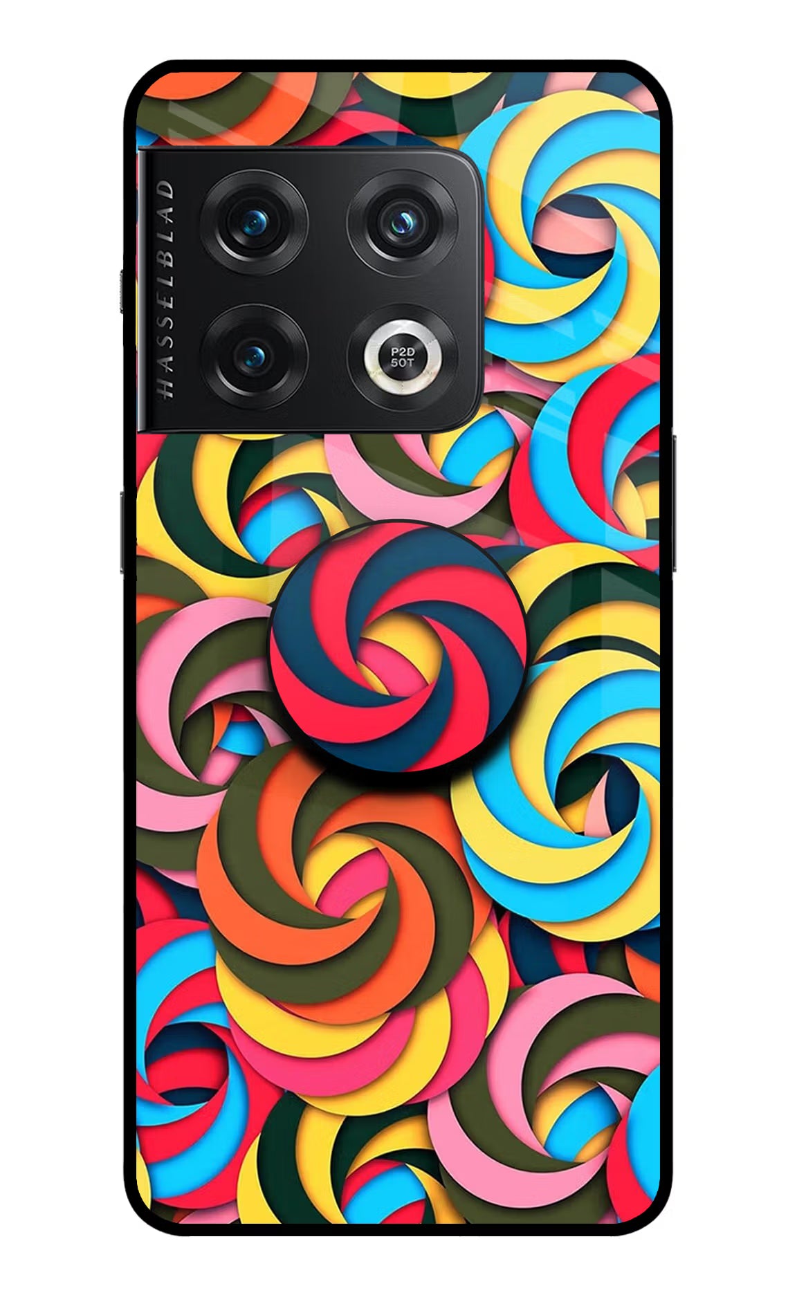 Spiral Pattern OnePlus 10 Pro 5G Pop Case by Casekaro