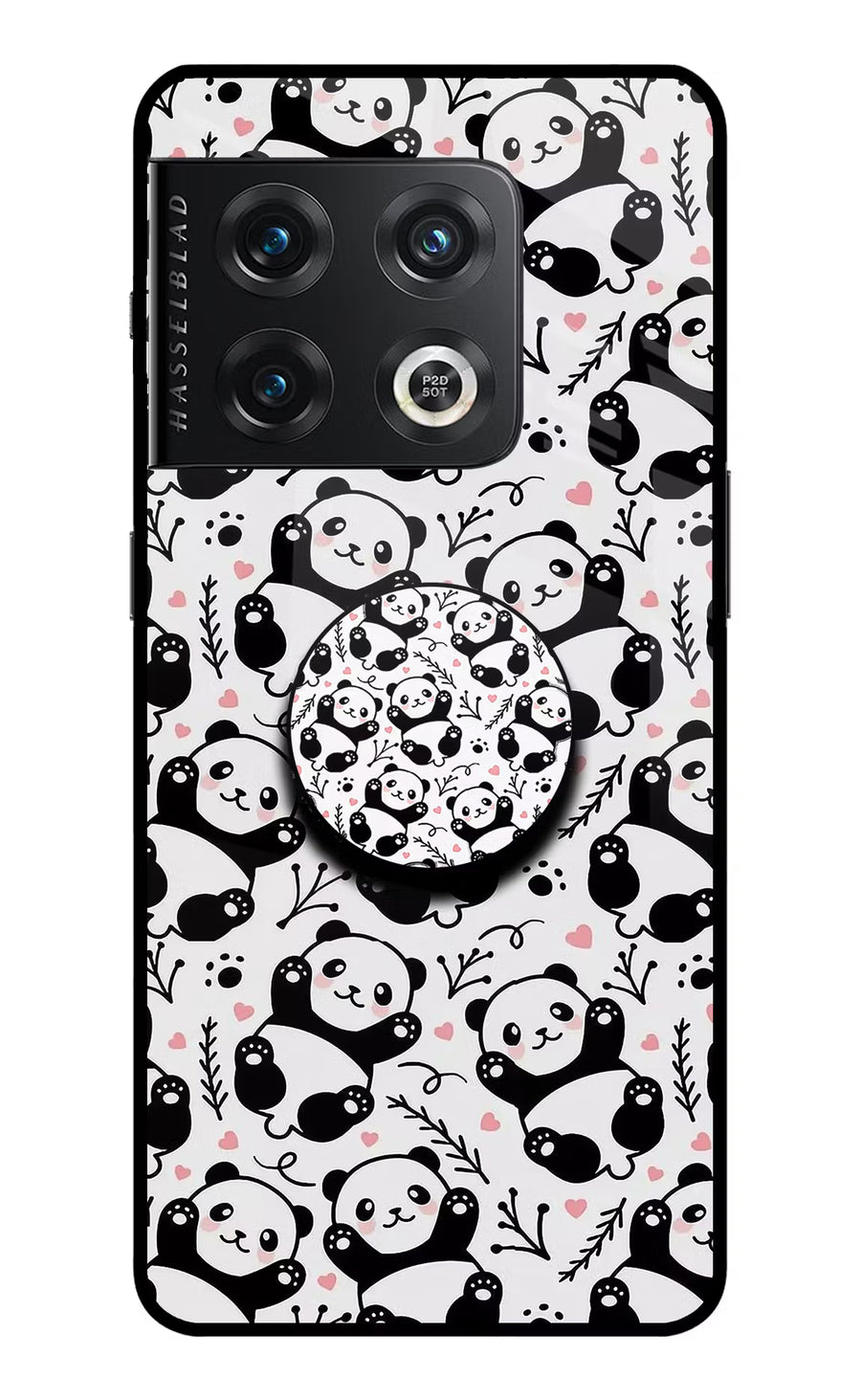Cute Panda OnePlus 10 Pro 5G Pop Case, Glass case