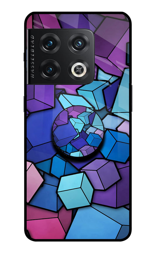 Cubic Abstract OnePlus 10 Pro 5G Glass Case