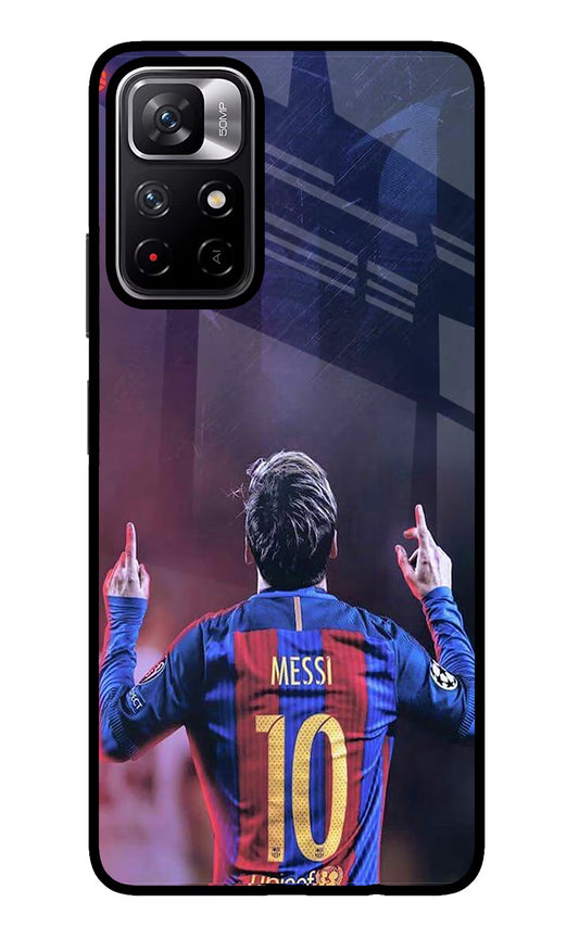 Messi Poco M4 Pro 5G Glass Case