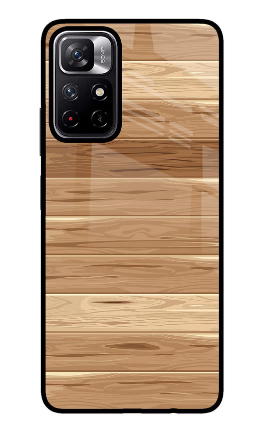 Wooden Vector Poco M4 Pro 5G Glass Case