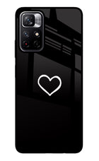 Heart Poco M4 Pro 5G Glass Case