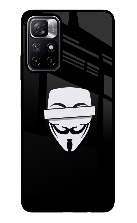 Anonymous Face Poco M4 Pro 5G Glass Case