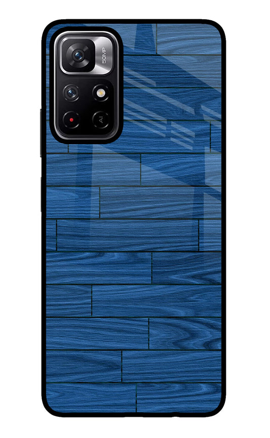 Wooden Texture Poco M4 Pro 5G Glass Case