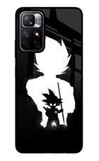 Goku Shadow Poco M4 Pro 5G Glass Case