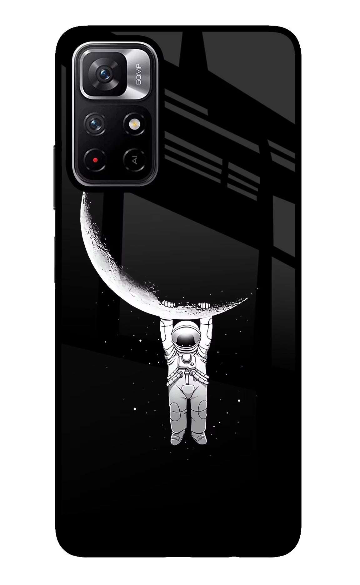 Moon Space Poco M4 Pro 5G Glass Case