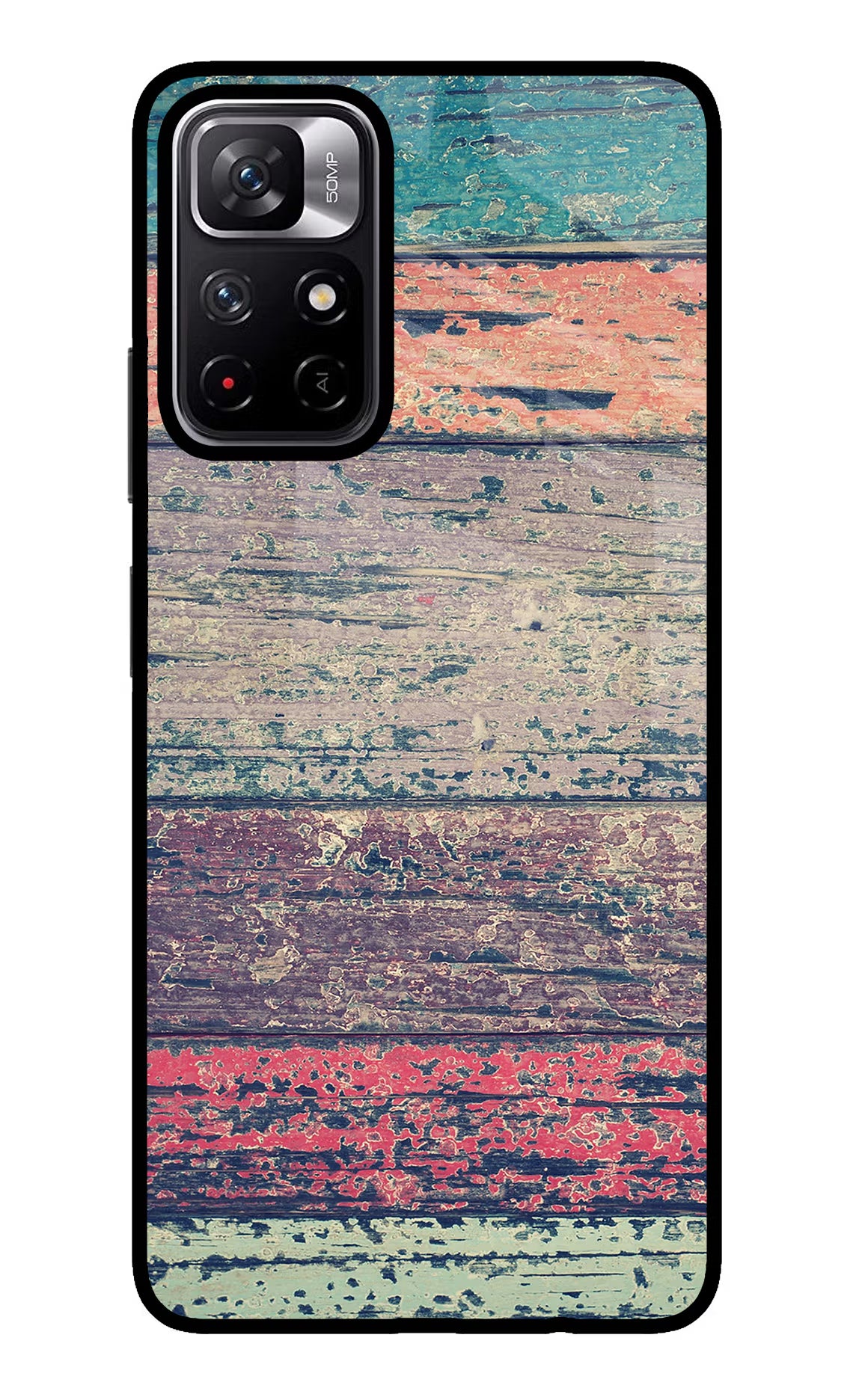 Colourful Wall Poco M4 Pro 5G Glass Case