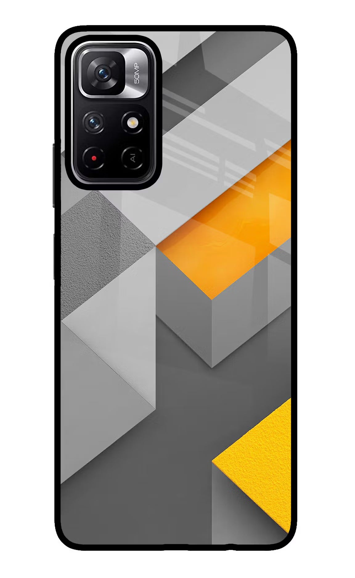 Abstract Poco M4 Pro 5G Glass Case