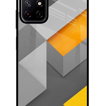 Abstract Poco M4 Pro 5G Glass Case Back Cover by Casekaro