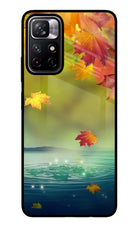 Flowers Poco M4 Pro 5G Glass Case