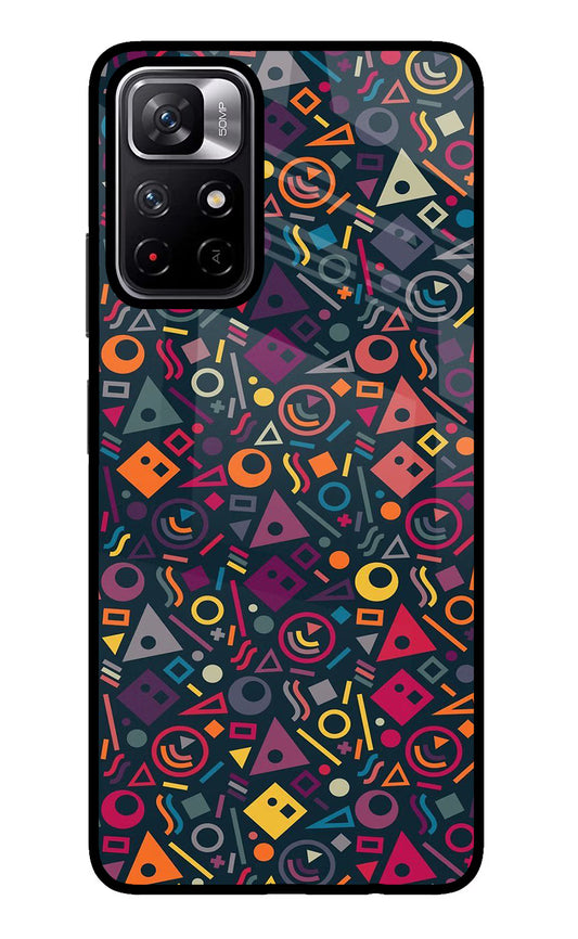 Geometric Abstract Poco M4 Pro 5G Glass Case