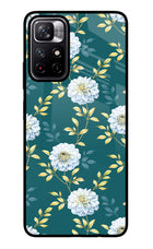 Flowers Poco M4 Pro 5G Glass Case