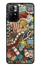 Cinema Abstract Poco M4 Pro 5G Glass Case