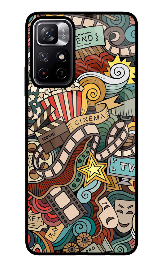 Cinema Abstract Poco M4 Pro 5G Glass Case