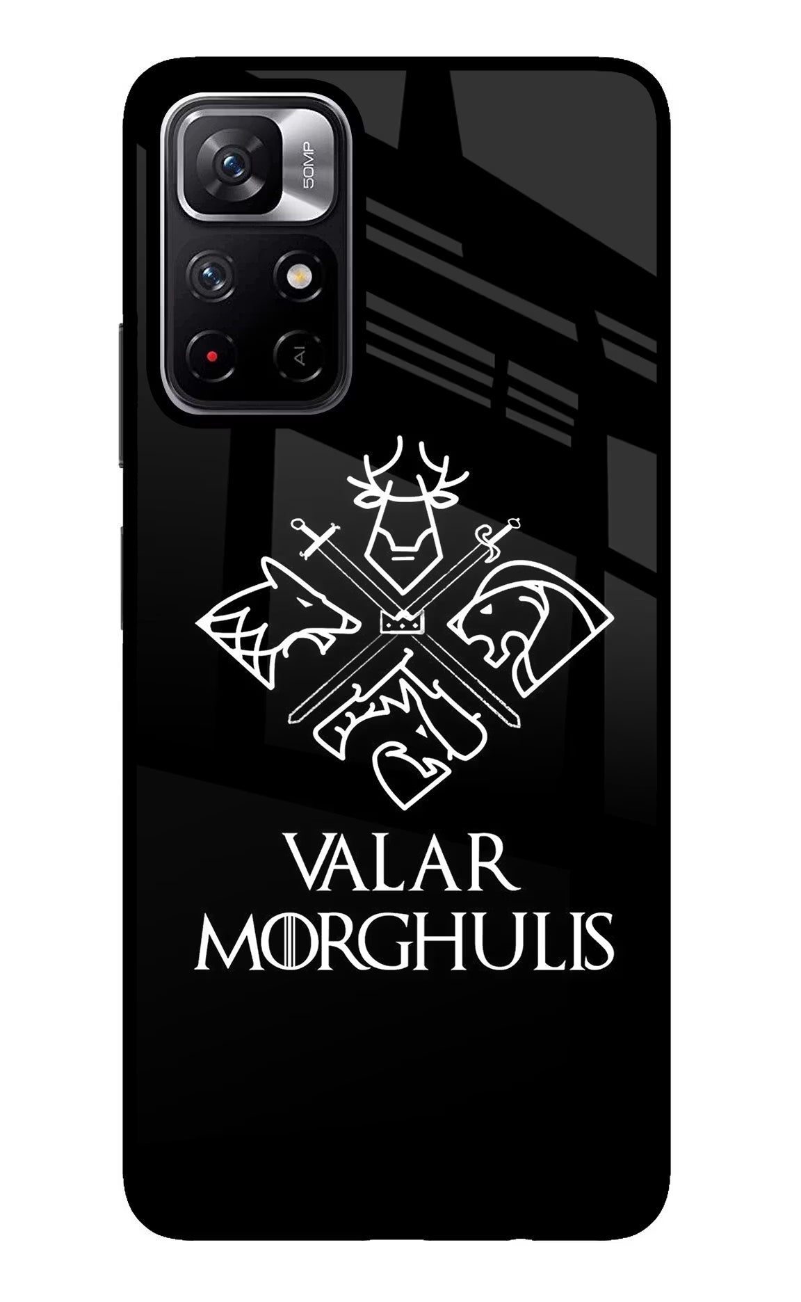 Valar Morghulis | Game Of Thrones Poco M4 Pro 5G Glass Case