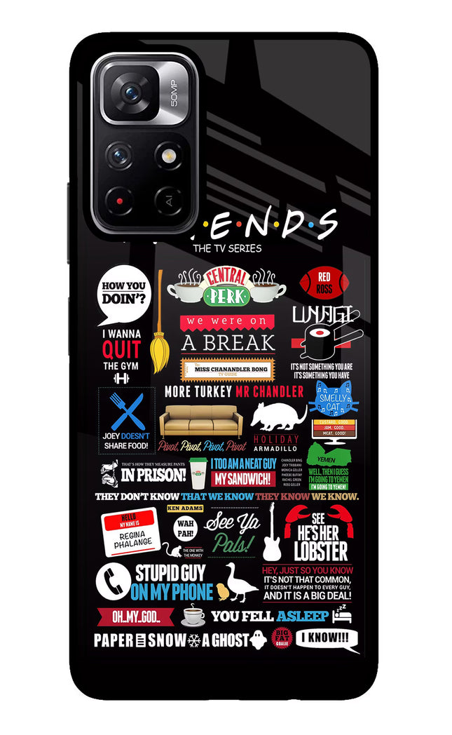 FRIENDS Poco M4 Pro 5G Glass Case