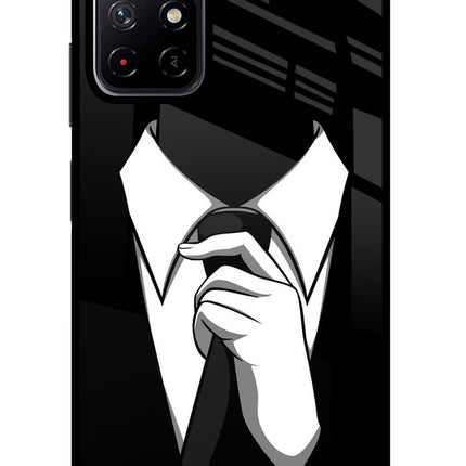 Black Tie Poco M4 Pro 5G Glass Case