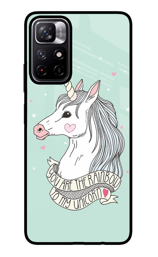 Unicorn Wallpaper Poco M4 Pro 5G Glass Case
